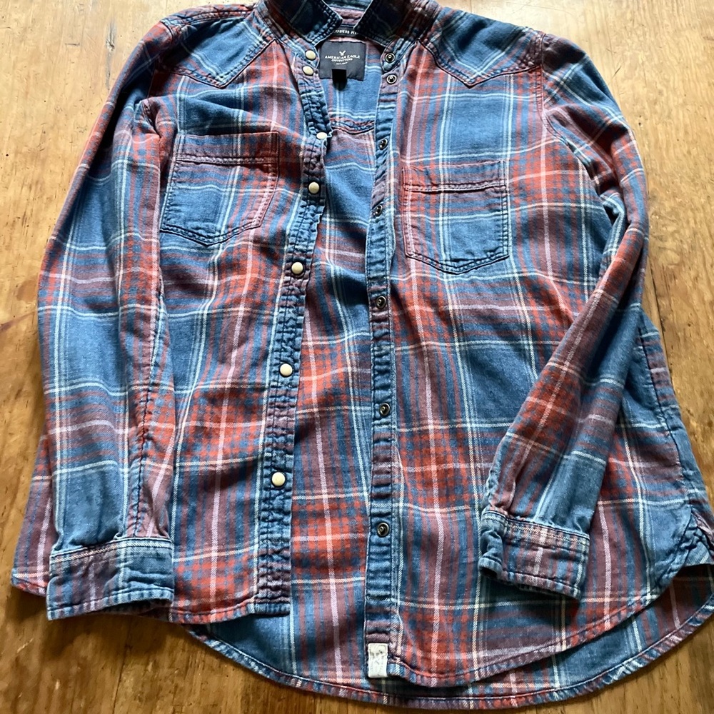 American Eagle Boyfriend Fit Flannel